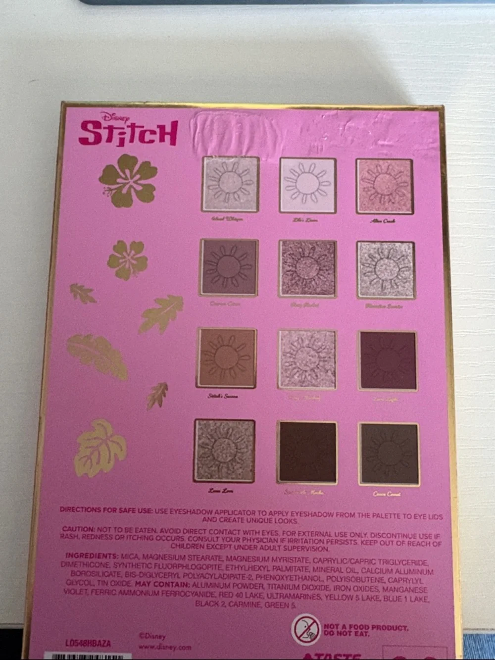 Disney Pink & Blue Stitch Decorative Eyeshadow Palette. New - Picture 8 of 8